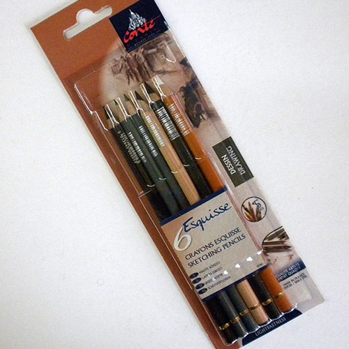 Conte Sketching 6-pencil Set - Meininger Art Supply