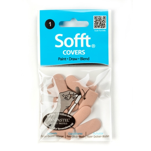 【未使用】パンパステル PanPastel & Sofft Covers セット Pan Pastel Sofft Tools - Sofft Knife Covers - Ten No. 1 Round Tips