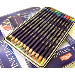 Derwent Inktense Set of 12 Pencils in a Tin