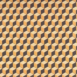 Tassotti Paper- Yellow Cubes 19.5x27.5 Inch Sheet