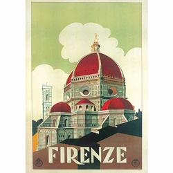 "Vintage Prints" by Rossi of Italy- Firenze Cupola