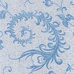 Chinese Brocade Paper- Lucky Wedding Blue 26x16.75" Sheet