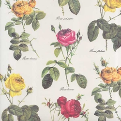 Tassotti Paper- Rose Blossoms 19.5x27.5 Inch Sheet