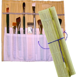Silver Brush Bamboo Brush Mat