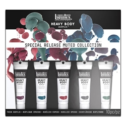 Liquitex Heavy Body Acrylic Muted Colors Set of 5