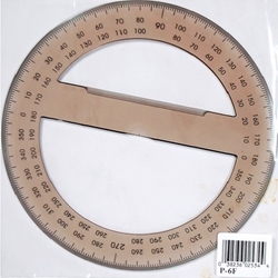 Pacific Arc Full Circle Protractor 6"