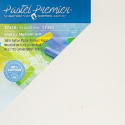 Pastel Premier Conservation Panels White Medium Grit - Sizes 12" x 16" and Up