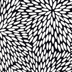 Japanese Chiyogami Paper - Fireworks in White on Black