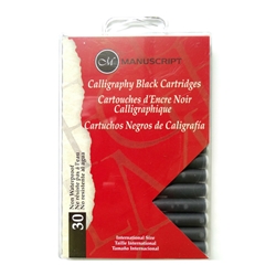 Manuscript - 30 Black Calligraphy Cartridges