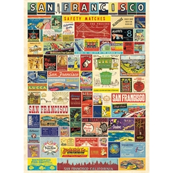 Cavallini Decorative Paper- Vintage San Francisco Matchbook Covers 20x28" Sheet