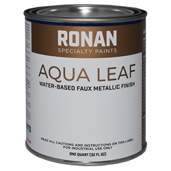 Aqua Leaf Metallic Paint 8 oz Cans