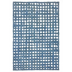 Amate Bark Paper from Mexico - Weave Azul Blue 15.5x23 Inch Sheet