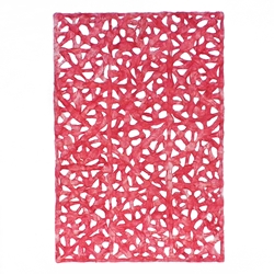 Spiderweb Amate Bark Paper from Mexico- Red 15.5x23 Inch Sheet