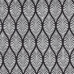 Zebra Leaf- White on Black 22x30" Sheet