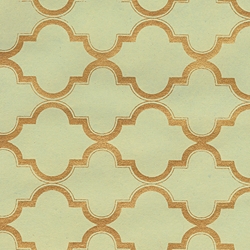 Moroccan- Gold on Celadon Green 22x30" Sheet