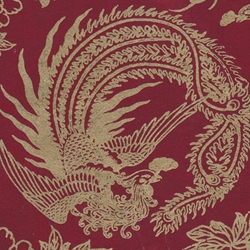 Nepalese Printed Paper- Golden Phoenix