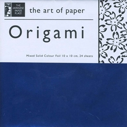 Mixed Solid Color Foil 24 Sheet Pack of Origami