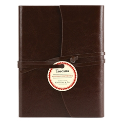 Italian Leather Journal- Toscana Brown