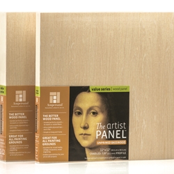 Ampersand Art Artist Panels Unprimed Basswood 2-1/2" Cradled [In Store Pickup only]