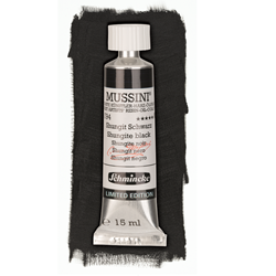 Schmincke Mussini Resin Oil Color Limited Eedition Shungite Black 15 ml