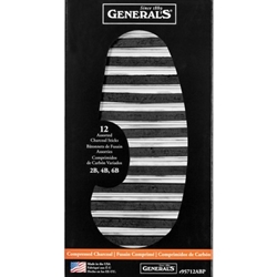 General Pencil Compressed Charcoal Sets