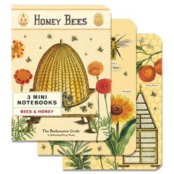 Cavallini Bees & Honey Mini Notebook Set