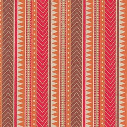 *NEW!* Southwest Stripe Paper- Orange on Cream 22x30" Sheet