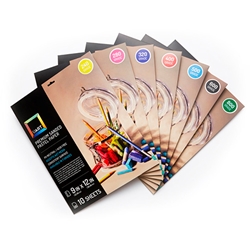 UART Premium Sanded Pastel Paper 9" x 12", 10 Sheets
