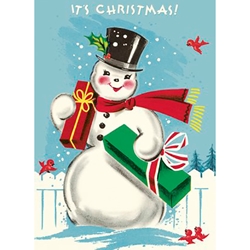 Cavallini Decorative Paper - Snowman 20" x 28" Sheet