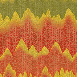 Red, Yellow, Orange, Green, & Gold Autumn Trees - 18"x24" Sheet