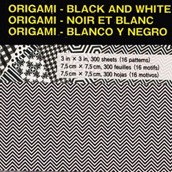 Origami Paper - Black & White Mega Pack