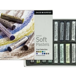 Daler-Rowney Soft Pastels - Cool Selection Set of 16
