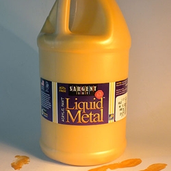 Liquid Metal Acrylic Paints - Gold - 64 oz Bottle