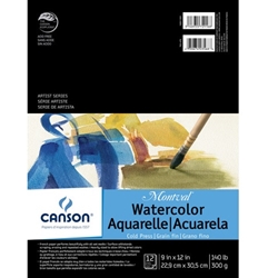 Canson Montval Watercolor Tape-Bound Pad