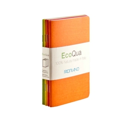 EcoQua Staplebound Dot Warm Pocket Notebook Set of 4 - 3.5"x5.5"