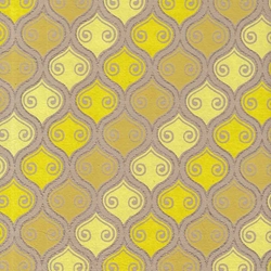 Printed Cotton Paper from India- Yellow/Lemon/Gold Marquis on Tan 22x30 Inch Sheet