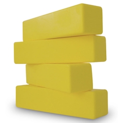Enkaustikos EnkaustiKolors Primary Yellow Set of 4 Encaustic Sticks