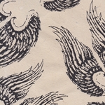 Nepalese Printed Paper- Angel Wings Black on Natural 20x30" Sheet