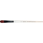 Simply Simmons Extra-Firm Synthetic Long Handle Brushes - Filbert