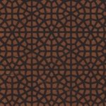 Mosaic Circles and Squares Paper- Black on Brown 20x30" Sheet