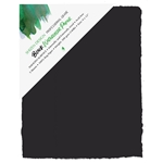 Shizen Design Watercolor Paper Packs- Rectangular Sheets Black Smooth 9x12" Pack of 5 Sheets
