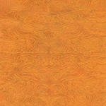 Tibetan Wave Paper-Orange on Mustard Paper 20x30" Sheet