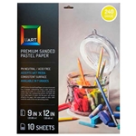UART Premium Sanded Pastel Paper 9" x 12", 10 Sheets
