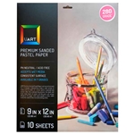 UART Premium Sanded Pastel Paper 9" x 12", 10 Sheets