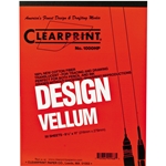 Clearprint Vellum 8-1/2 x 11 inch pad of 50 sheets