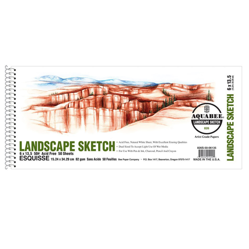 Bee Paper Landscape Sketch Pad