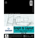 8.5"x11" - 8x8 Grid - 40 Sheet Pad
