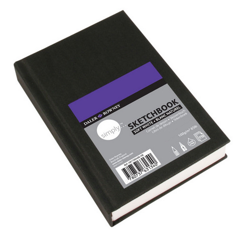 Daler-Rowney Simply Sketchbook - 65lb 110 Sheet Hardbound Book