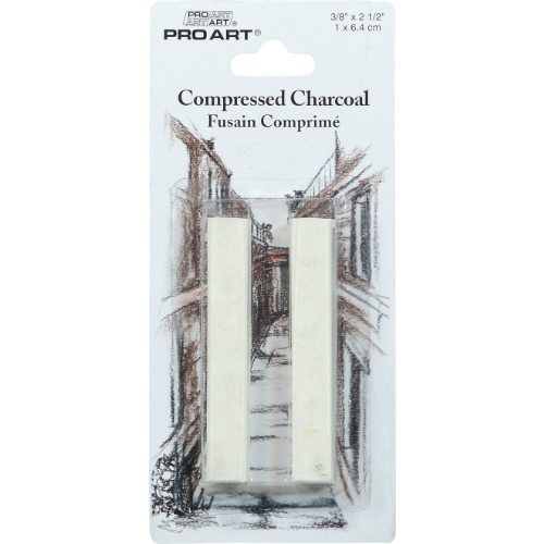Pro Art Compressed Charcoal 2 Pack