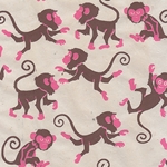 Monkey Paper- Brown and Pink 22x30 Inch Sheet